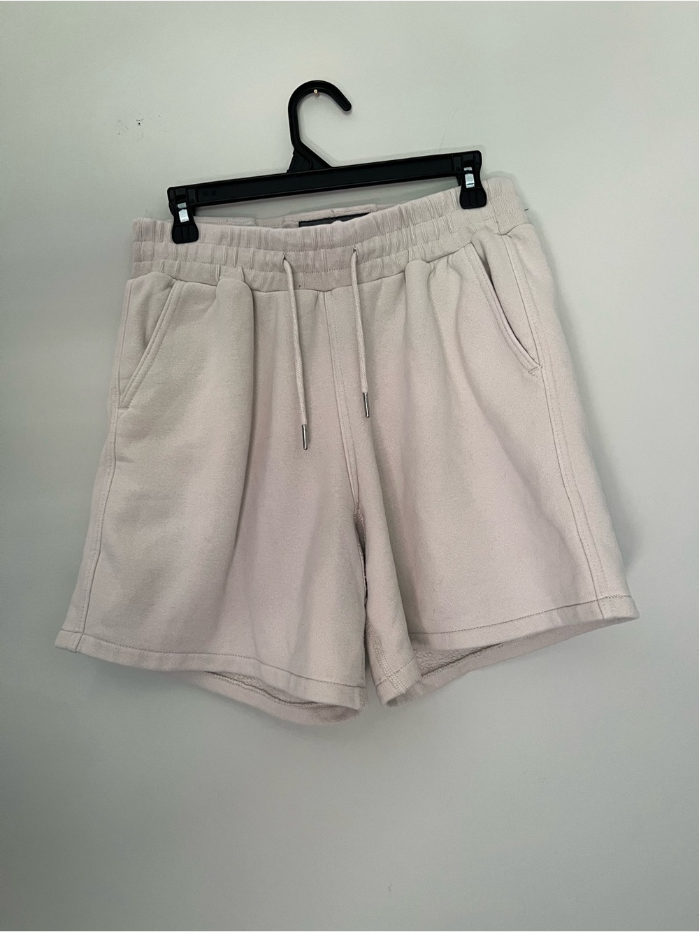 Abercrombie and Fitch Drawstring Lounge Shorts - Cream
